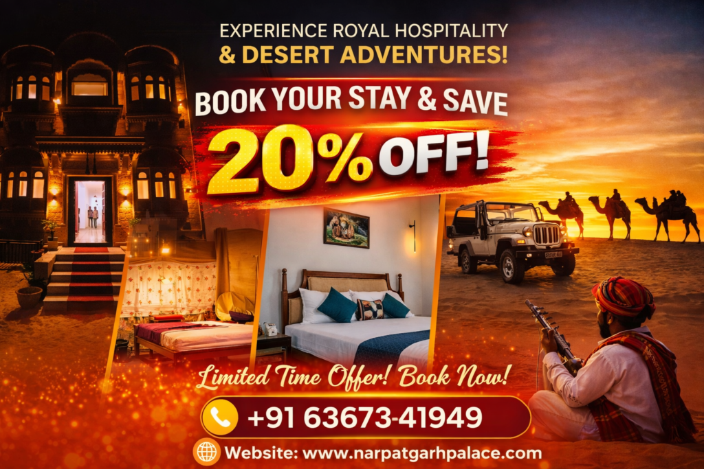 Best Budget Luxury Hotel in Jaisalmer – Experience Royal Stay at Narpatgarh Palace